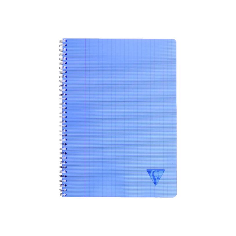 3329683287155-Clairefontaine Linicolor - Cahier polypro à spirale 17 x 22 cm - 100 pages - grands carreaux (Seyes) - disponible-P_328715_1-0