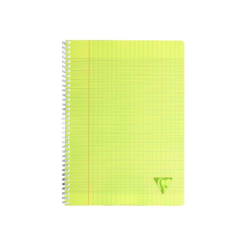 3329683287155-Clairefontaine Linicolor - Cahier polypro à spirale 17 x 22 cm - 100 pages - grands carreaux (Seyes) - disponible-P_328715_2-1