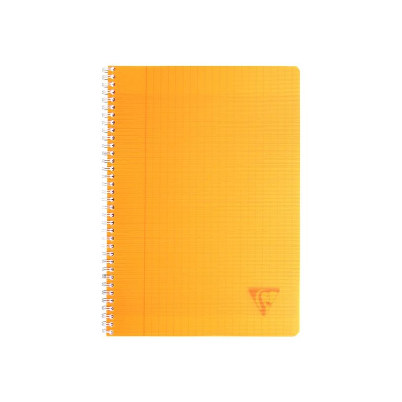 3329683287155-Clairefontaine Linicolor - Cahier polypro à spirale 17 x 22 cm - 100 pages - grands carreaux (Seyes) - disponible-P_328715_3-2