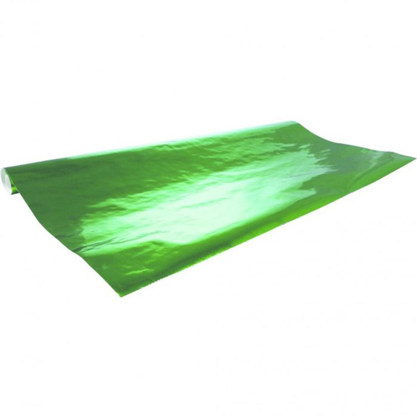 3065503541501-Clairefontaine - Papier cadeau métallisé - 70 cm x 2 m - 80 g/m² - vert empire-P_354150_1-0