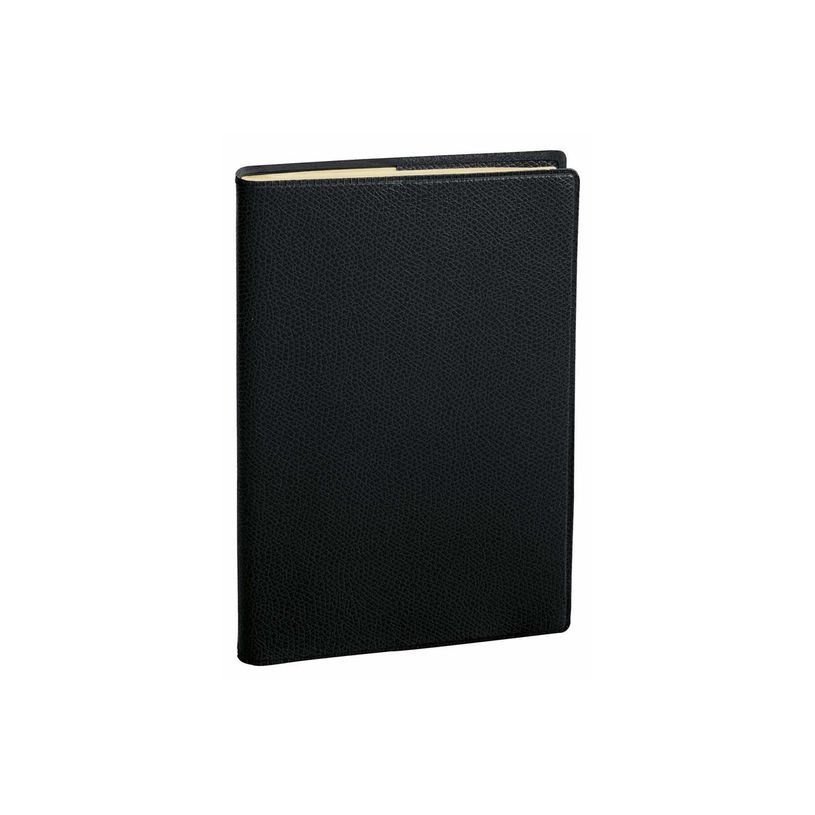 3371010140060-Quo Vadis - Agenda - Mini 2 Days Prestige - 2 jours par page - Français - Impala - Noir - 12 mois de janvier à décembre - 7x10 cm - Papier Clairefontaine ivoi-P_370101_6-4
