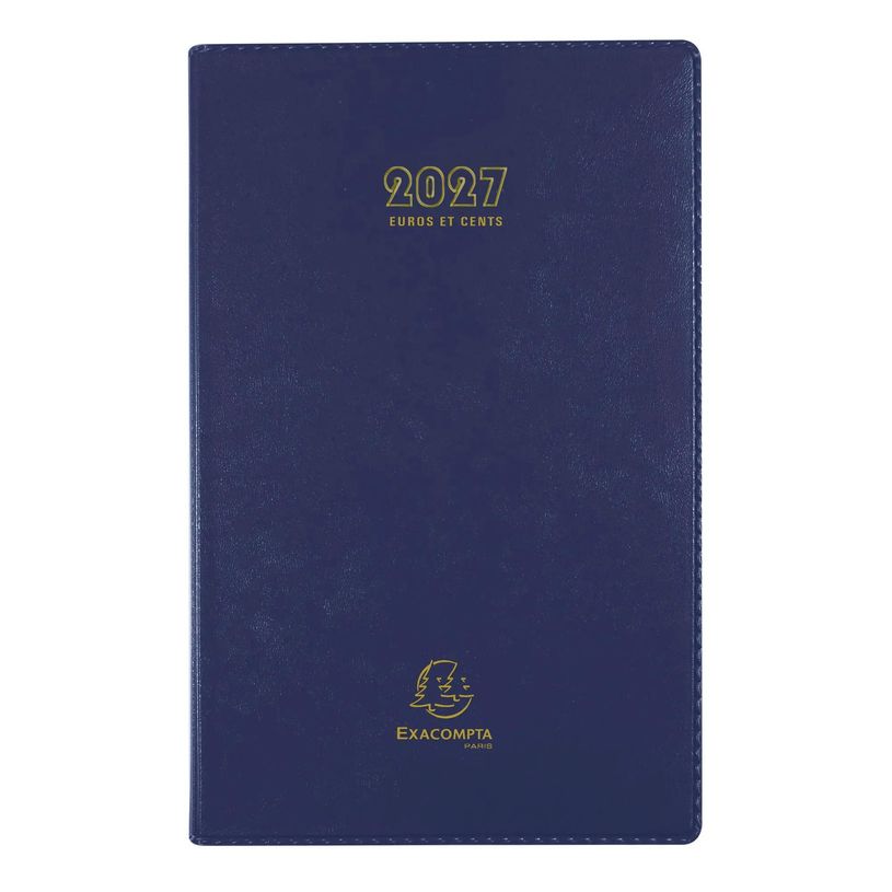 3660942007559-Agenda de bureau Barbara Carré - Euros et Cents - 1 jour par page - 13,5 x 21 cm - disponible dans différentes cou--0