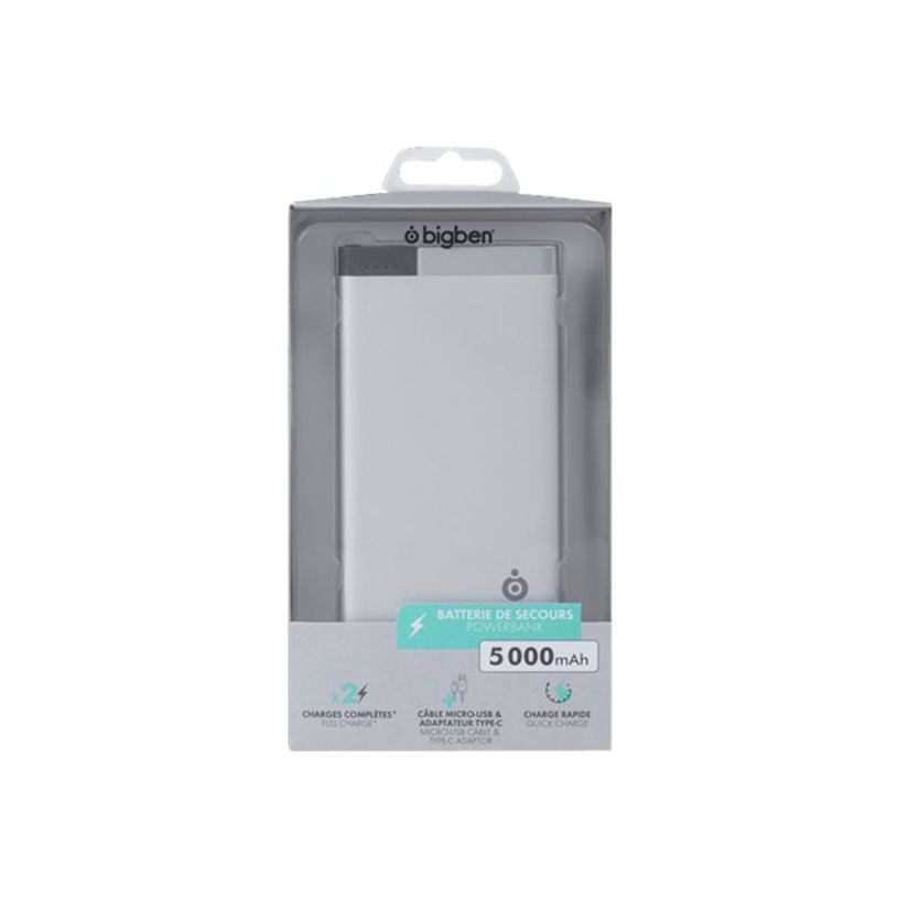 3571211385578-Bigben - powerbank / batterie de secours rechargeable pour smartphone + câble micro USB e-P_400000002_1-2