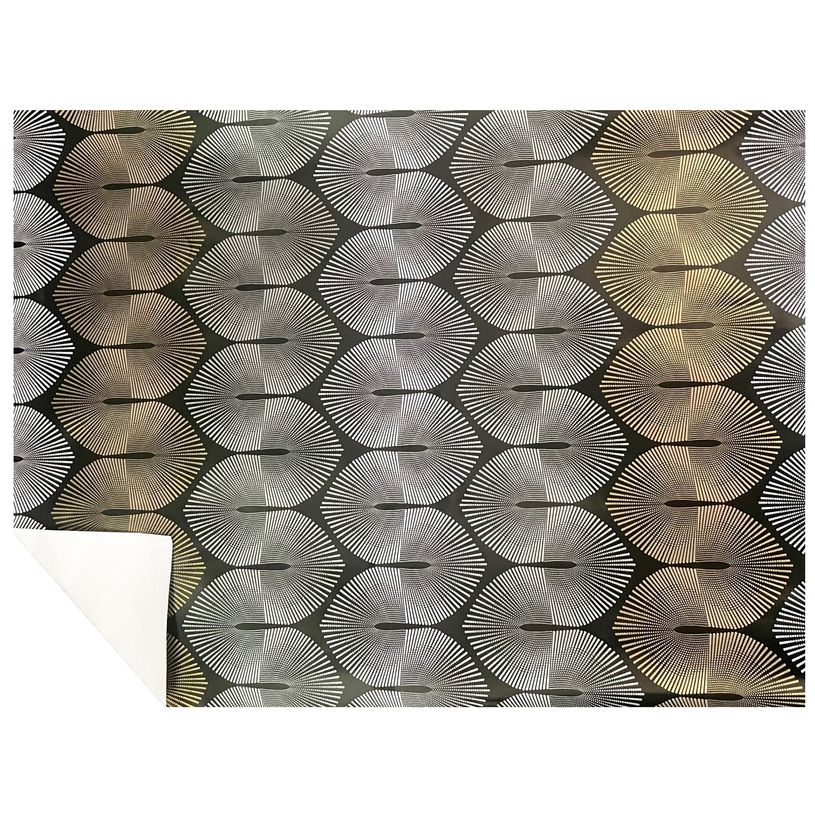 3664233003213-Logistipack - Papier cadeau - 70 cm x 50 m - 70 g/m² - noir et or tribal-P_400000155_1-0