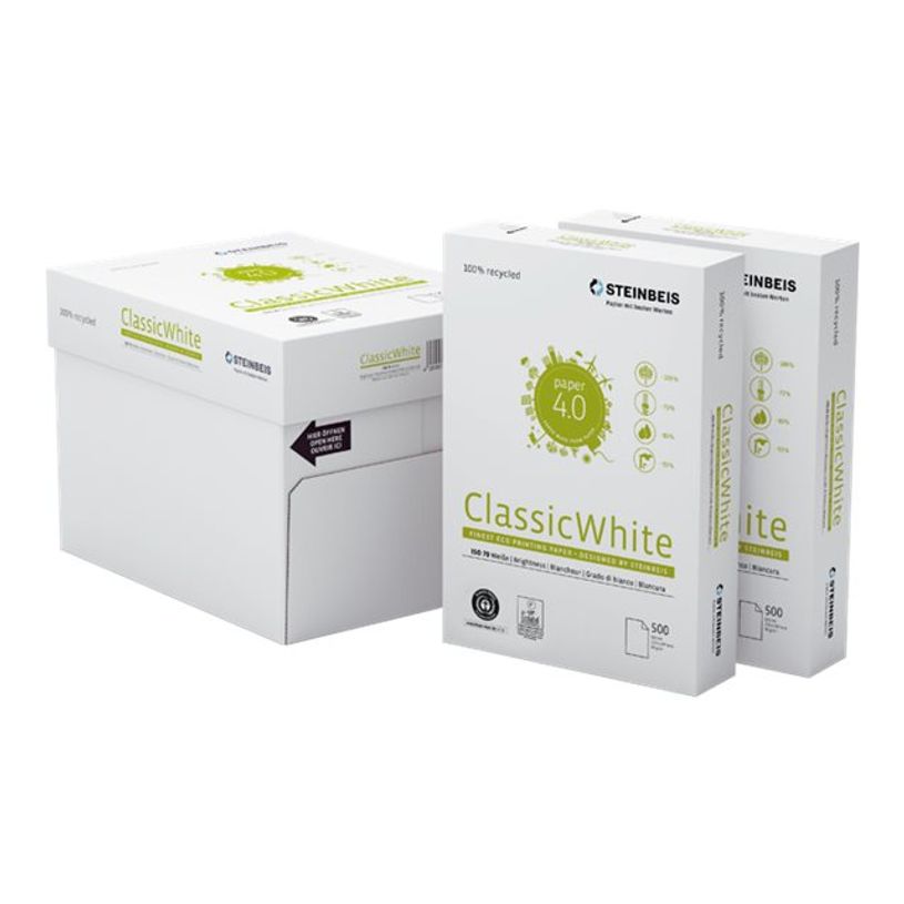 4260074845006-Steinbeis ClassicWhite - Papier blanc recyclé - A4 (210 x 297 mm) - 80 g/m² - 500 feuill-P_400000168_1-0