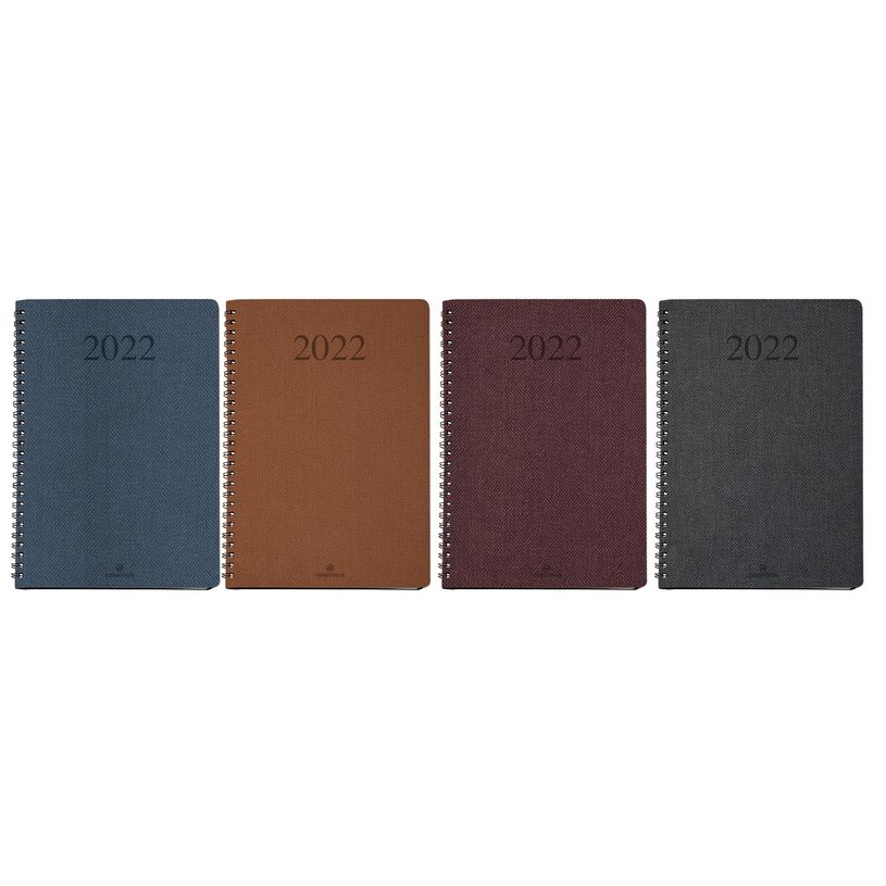 3664447091105-Agenda à spirale Glasgow - 1 semaine sur 2 pages - A4 - disponible dans différentes coul-P_400000256_1-0