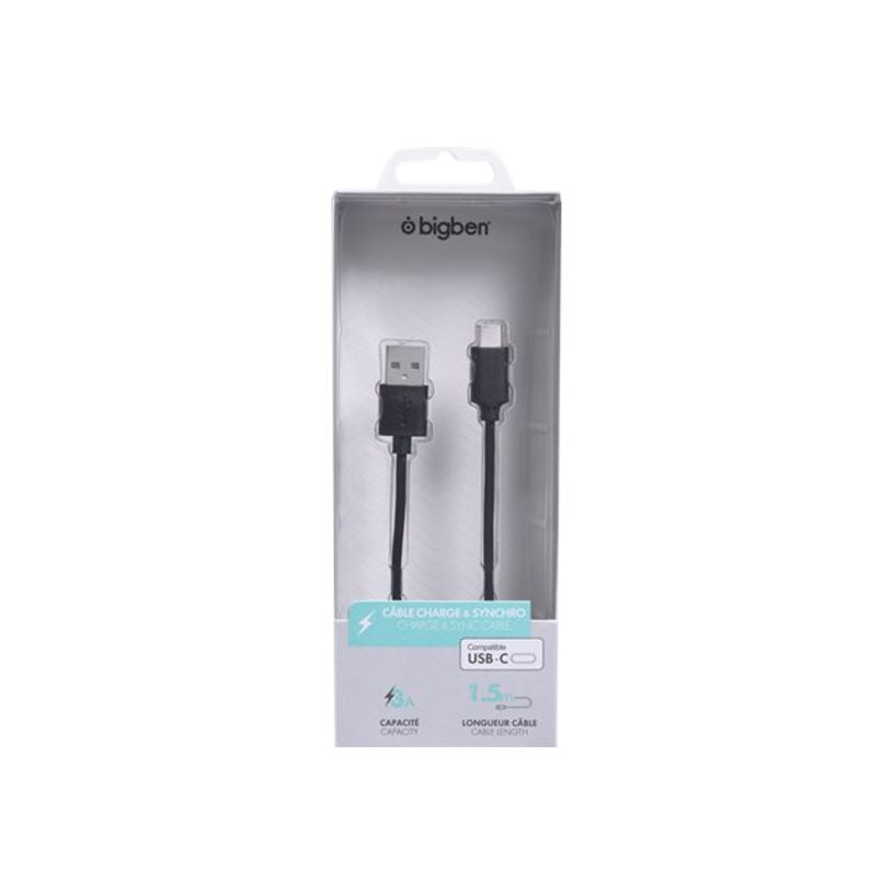 3571211383642-Bigben - câble de charge et de synchronisation USB/USB-C -P_400000283_1-1