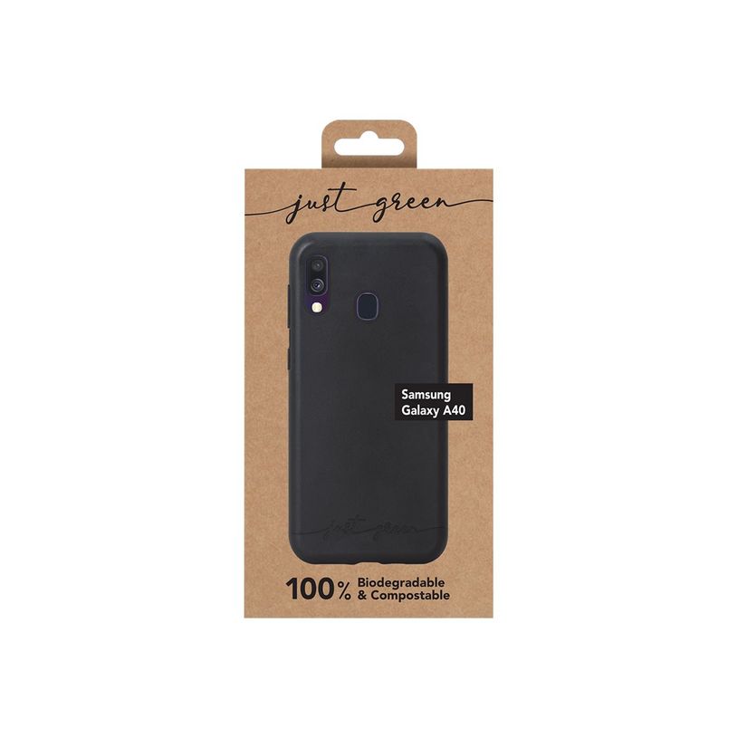 3571211429258-Just Green - Coque de protection pour Samsung A40 - noire-P_400000292_4-3