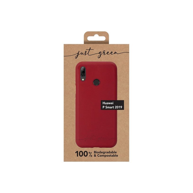3571211428381-Just Green - Coque de protection pour Huawei P Smart 2019 - rouge-P_400000319_5-4