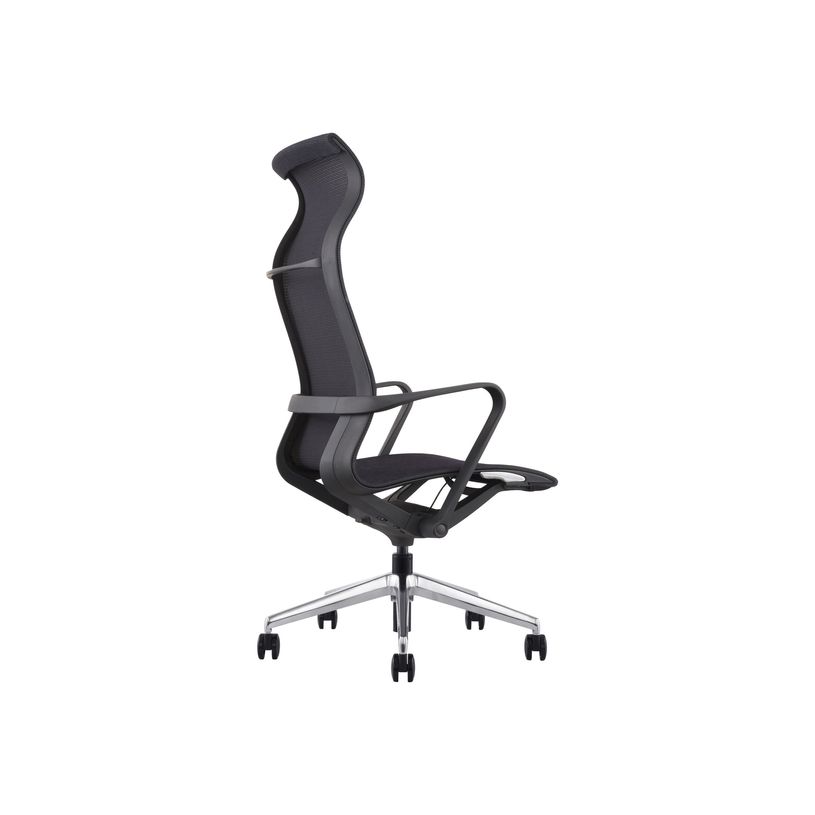 3700339883714-Fauteuil de bureau CHARLES - accoudoirs fixes - appui-tête intégré - noir-P_400000329_2-1