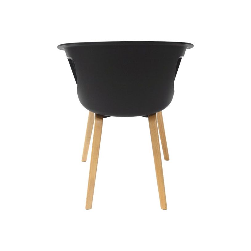 3700339883202-Chaise ONENNA - pieds bois - accoudoirs intégrés - coque noire-P_400000344_2-1