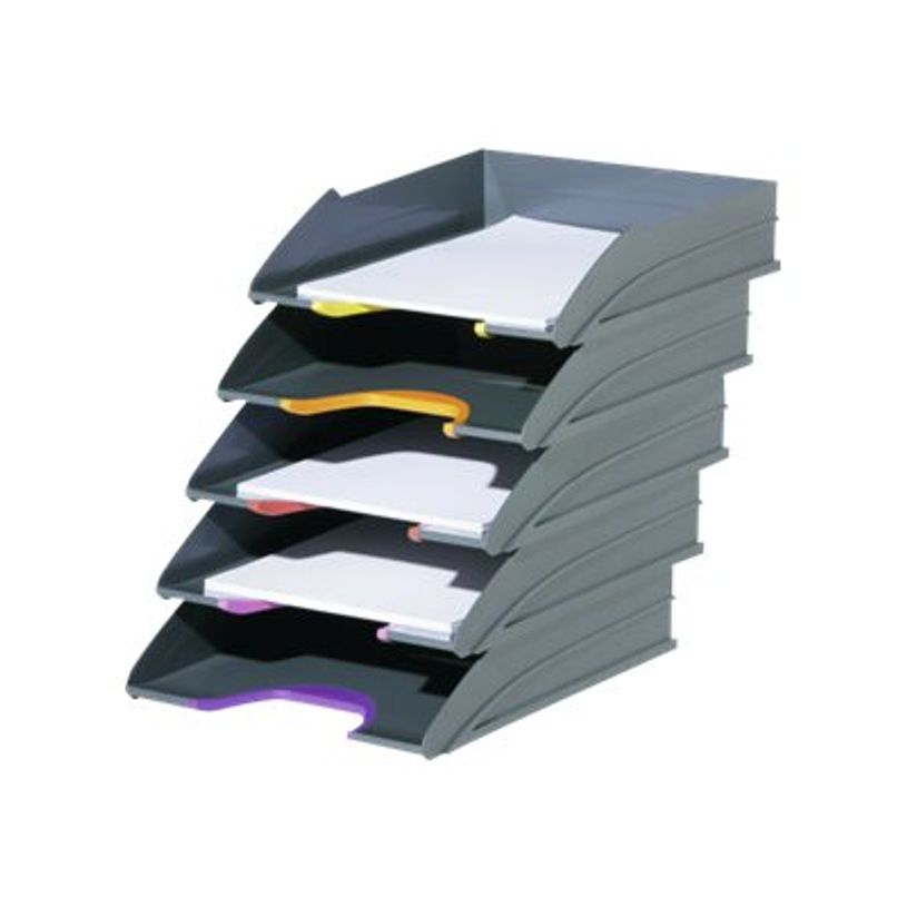 4005546701950-Durable Varicolor - 5 Corbeilles à courrier - coloris assortis-P_400000353_6-0