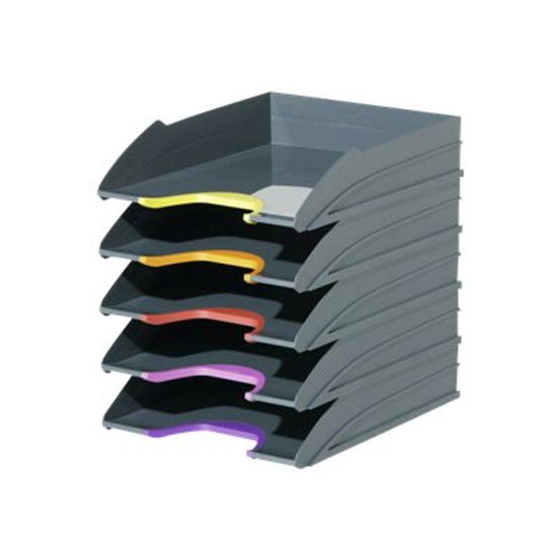 4005546701950-Durable Varicolor - 5 Corbeilles à courrier - coloris assortis-P_400000353_7-1