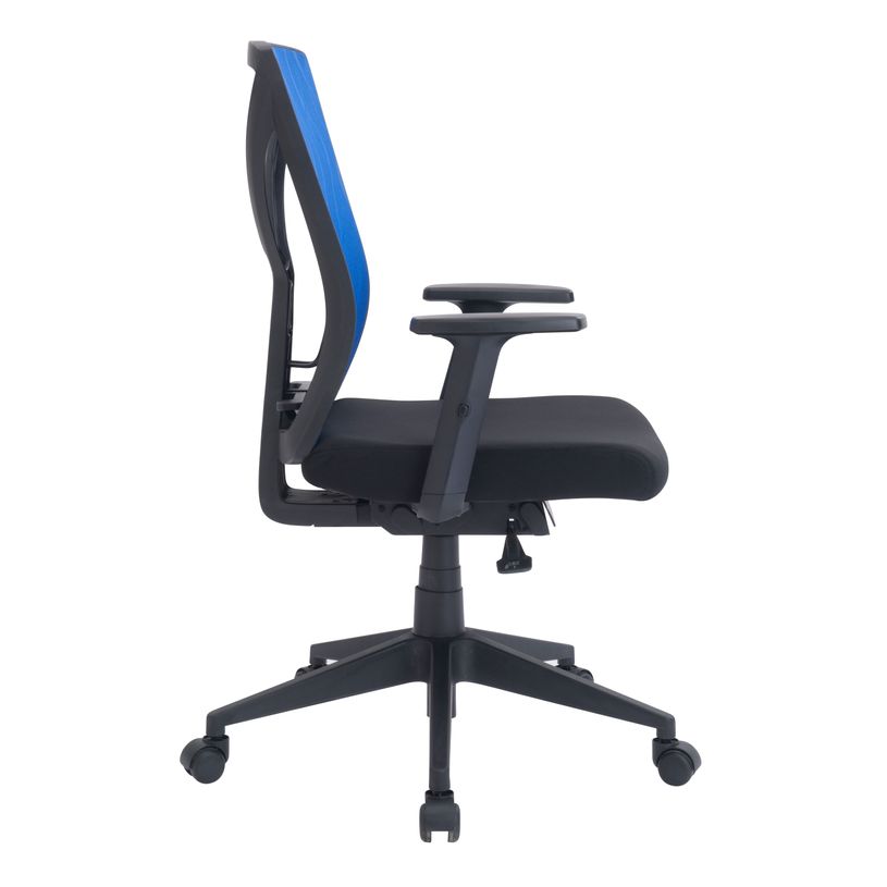 3397701635875-Fauteuil de bureau MARVIN - Accoudoirs réglables - noir et bleu-P_400000365_3-2
