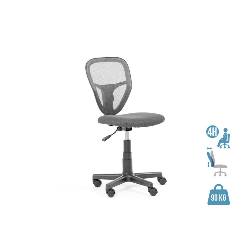 3701338801754-Fauteuil de bureau BUZZ - noir - vendu sans accoudoirs-P_400000370_1-0