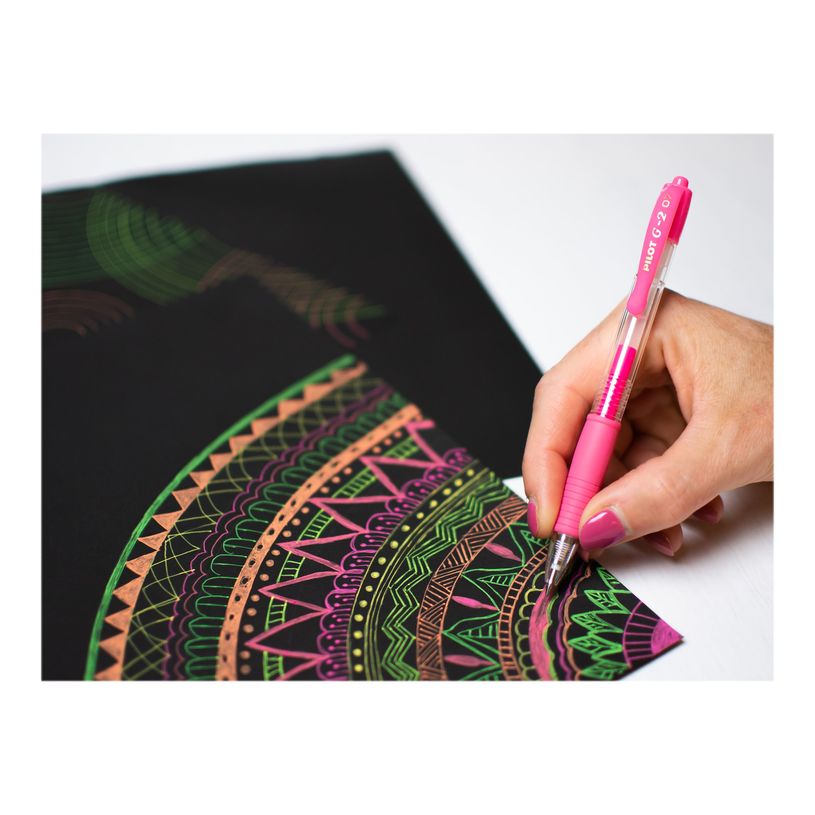 4902505586415-Pilot G-2 Neon - Roller - pointe moyenne - rose-P_400000373_1-1