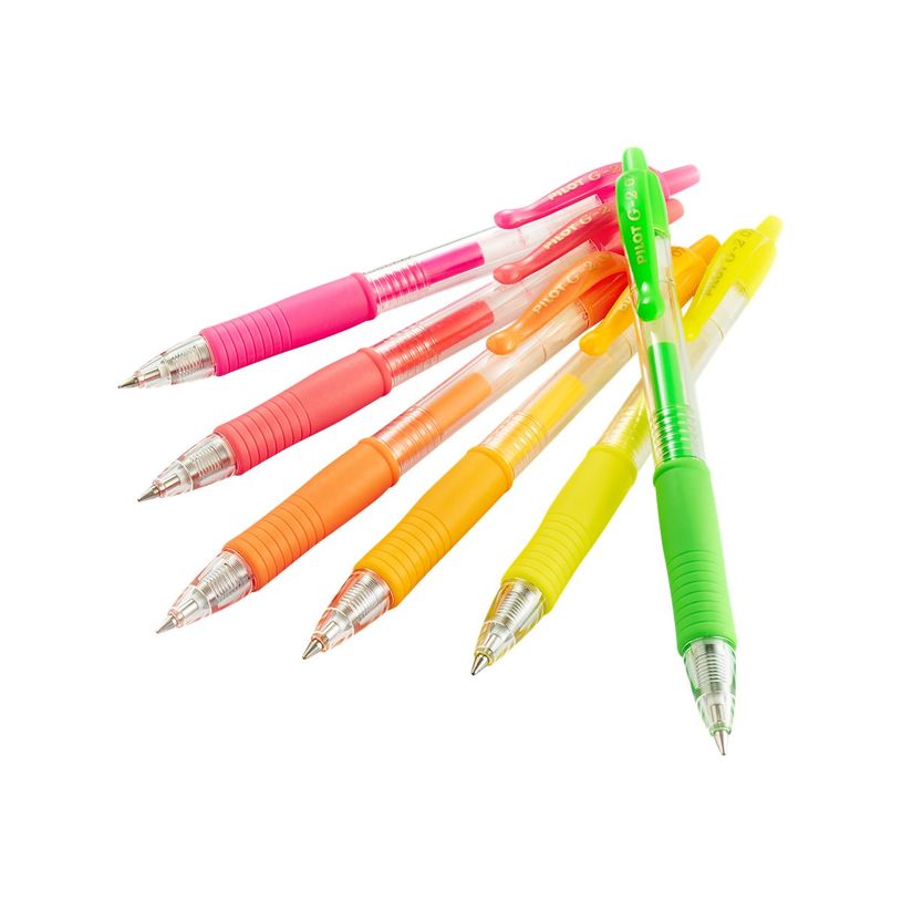 4902505586415-Pilot G-2 Neon - Roller - pointe moyenne - rose-P_400000373_2-2