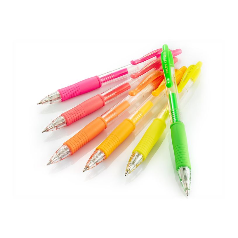 4902505586422-Pilot G-2 Neon - Roller - pointe moyenne - rouge-P_400000374_2-2