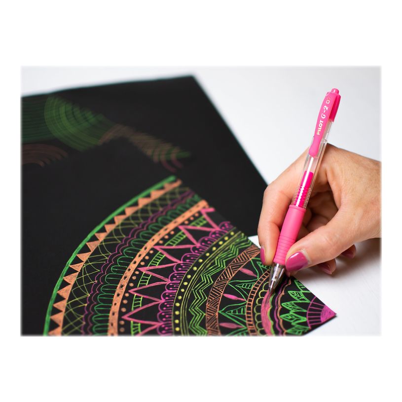 4902505586422-Pilot G-2 Neon - Roller - pointe moyenne - rouge-P_400000374_3-3