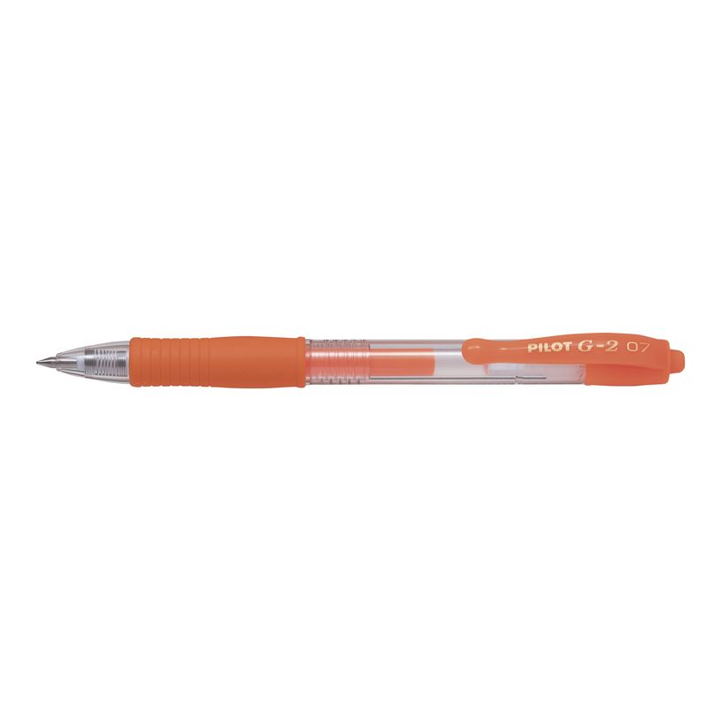 4902505586439-Pilot G-2 Neon - Roller - pointe moyenne - orange fluo-P_400000375_4-0