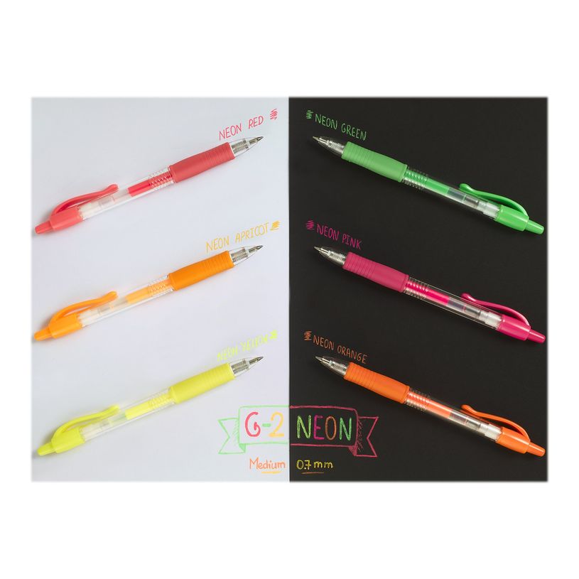 4902505586453-Pilot G-2 Neon - Roller - pointe moyenne - jaune-P_400000377_1-1