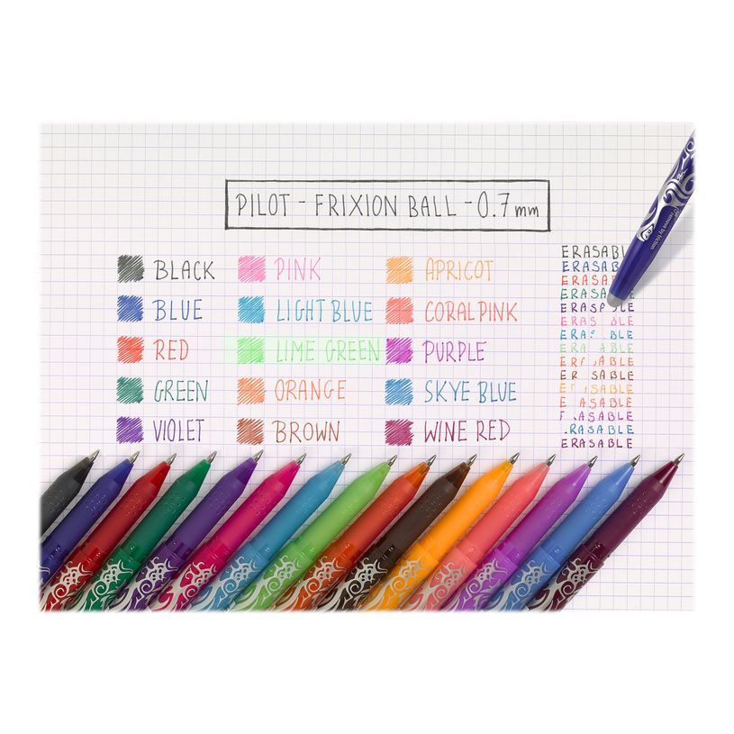 4902505580260-Pilot Frixion Ball - Roller effaçable - 0,7 mm - mauve-P_400000381_4-4