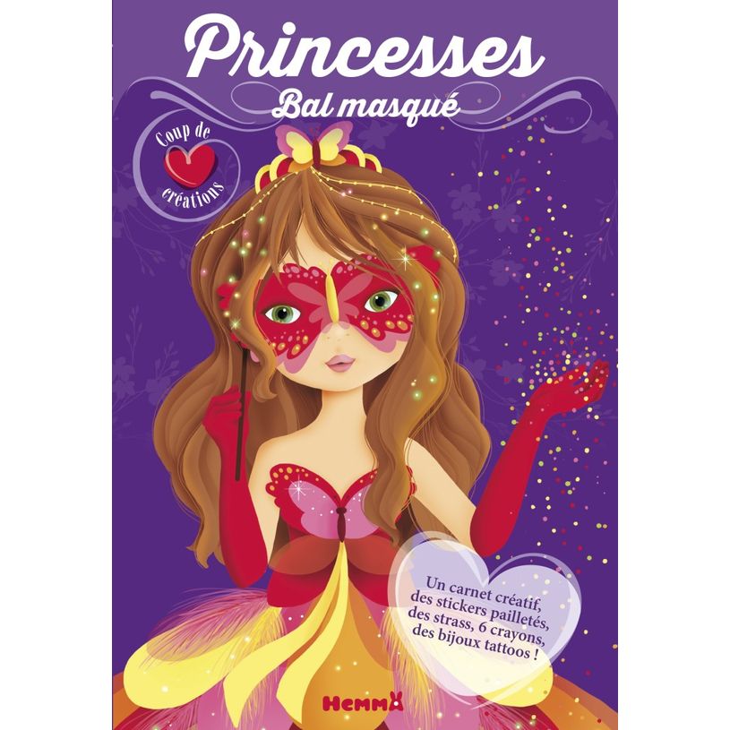 9782508046049-Princesses - Bal masqué Coup de coeur créations (Masque rouge)-P_400000437_1-0