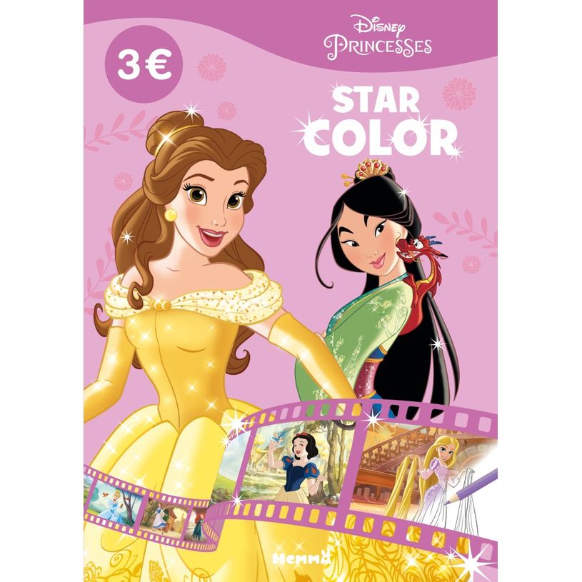 9782508047015-Disney Princesses - Star Color (Belle et Mulan)-P_400000442_1-0