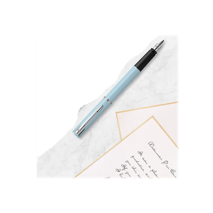 3026981052224-Waterman Allure - Stylo plume - bleu pastel - pointe fine-P_400000605_5-4