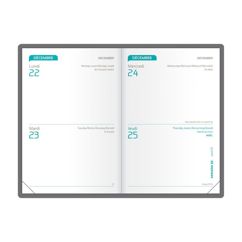 3147280192012-Agenda Oxford Jewel - 2 jours par page - 7,4 x 11 cm - disponible dans différentes couleu-P_400000628_4-3