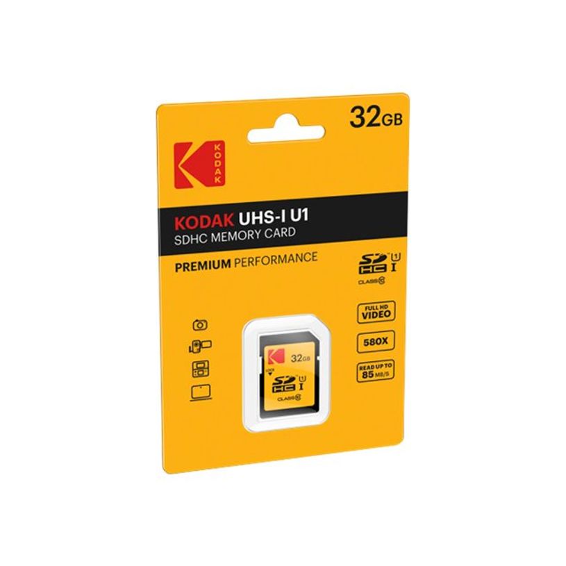 3126170143242-Kodak - carte mémoire 32 Go - Class 10 - SDHC UHS-I U1 V10-P_400000697_1-0