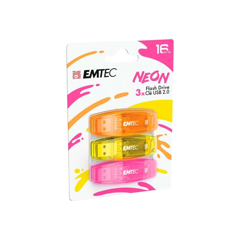 3126170170941-Emtec C410 Neon - pack de 3 clé USB 16 Go - USB 2.0-P_400000706_4-3