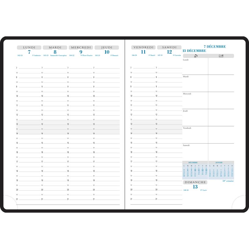 3660942069144-Agenda Tailor Horizons 20 - 1 semaine sur 2 pages - 15 x 21 cm - disponible dans différen-P_400000739_5-3