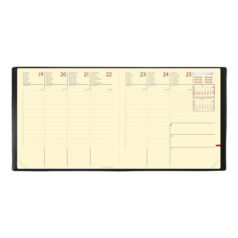 3371010441594-Agenda Wild Executif Prestige - 1 semaine sur 2 pages - 16 x 16 cm - prune - Quo Vadis-P_400000774_3-1