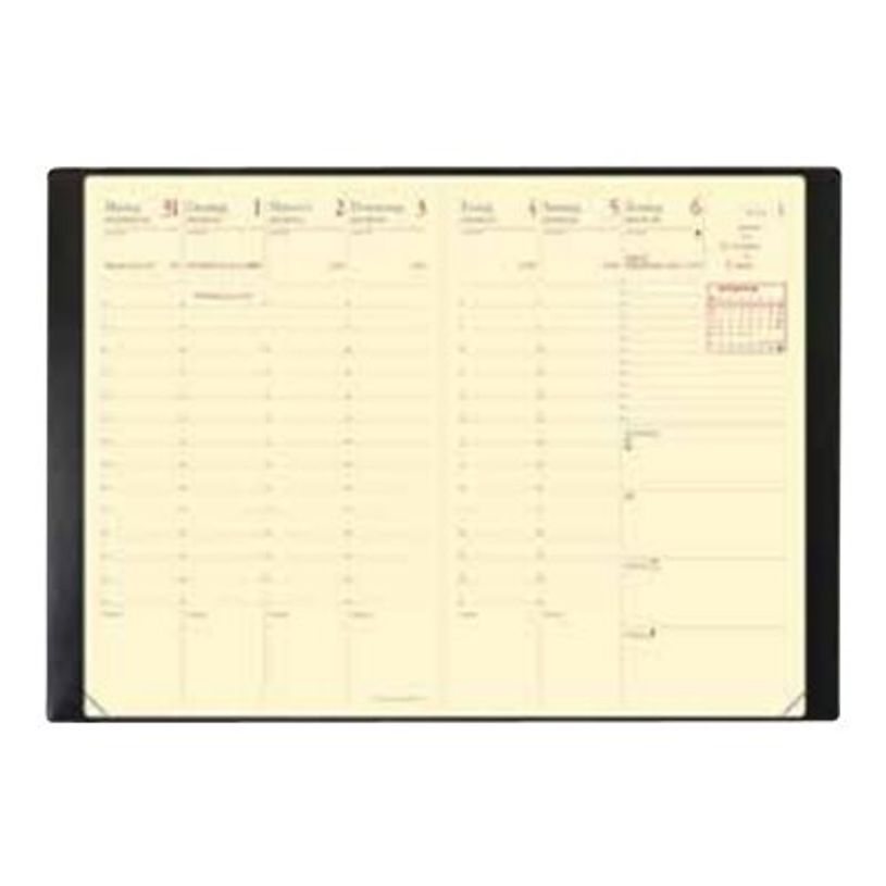 3371010439355-Agenda Wild Affaires Prestige - 1 semaine sur 2 pages - 10 x 15 cm - prune - Quo Vadis-P_400000788_1-0