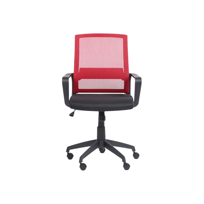 3760185020831-Fauteuil de bureau LIBERTY 01 - accoudoirs fixes - sans appui-tête - noir et rouge-P_400000841_2-1