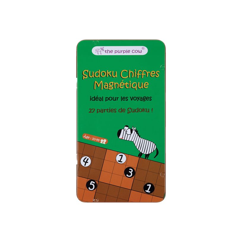 3108722903764-The Purple Cow - Jeu de voyage magnétique - Sudoku des chiffres-P_400000961_2-1