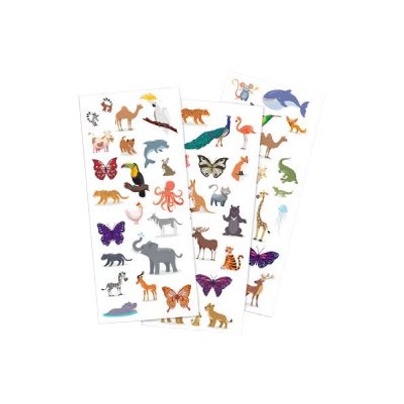 3108726098169-Oberthur - Gommettes animaux réalistes-P_400000965_1-0