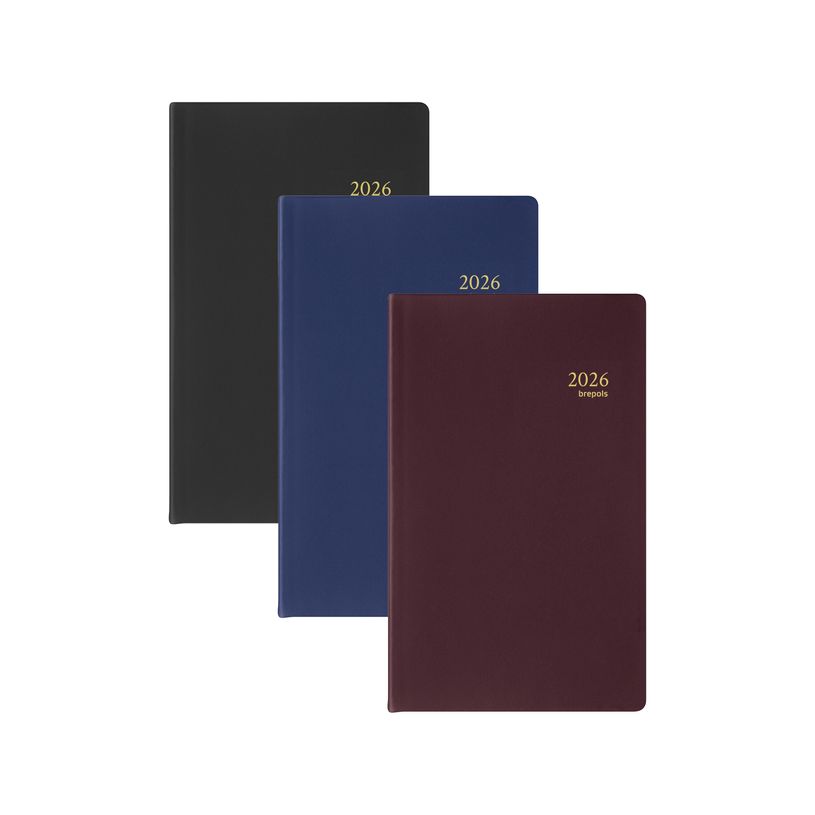 5412303105743-Agenda de poche Breplan Seta - 1 semaine sur 2 pages - 9 x 16 cm - disponible dans différentes couleur--0
