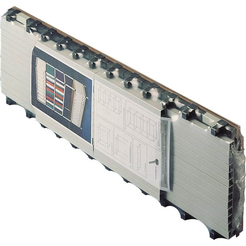 3660141140026-Paperflow Tubeco - Rack à étagère - rayonnage de bureau 6 niveaux - élément de départ - 200 x 100--1