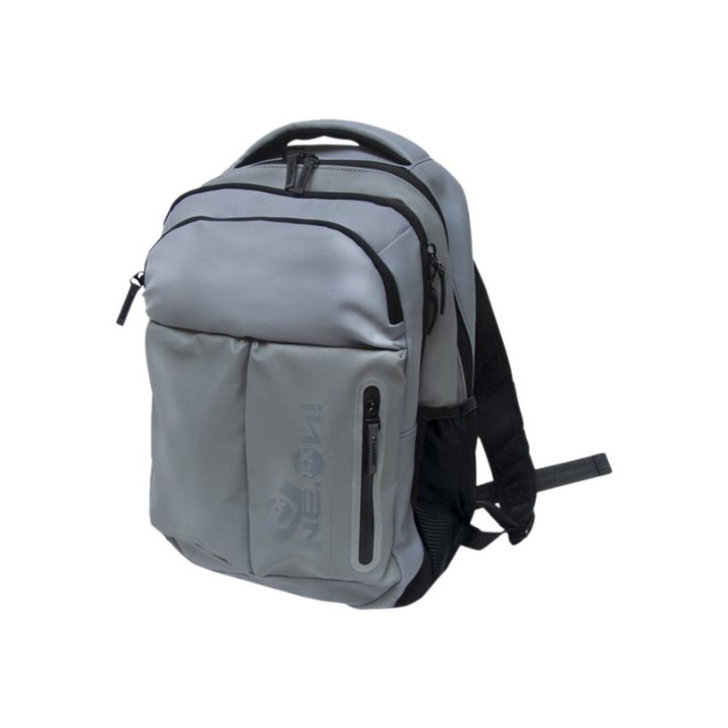 8030330181423-NE.ON! Rubber Tech - Sac à dos gris argent-P_400001078_1-0