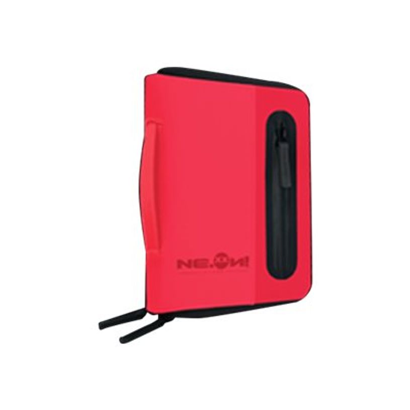 8030330185865-NE.ON! Rubber Tech - Conférencier A4 zippé à poignée - rouge-P_400001096_2-0