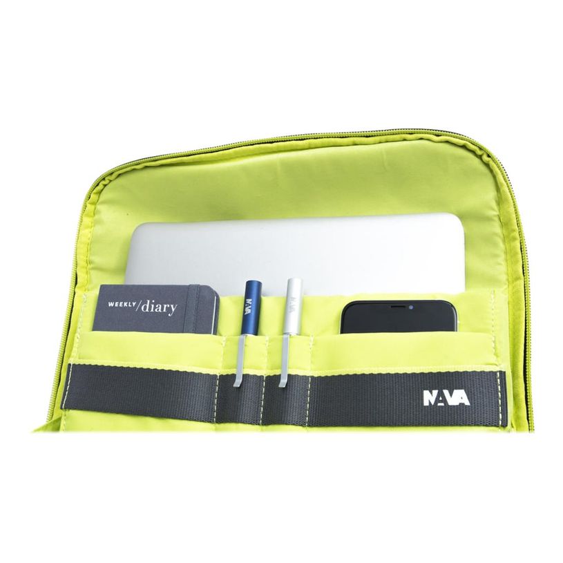 8032572178582-Nava Cross L - Sac à dos pour ordinateur portable 15,6" - 2 compartiments - gris/lime-P_400001130_12-11