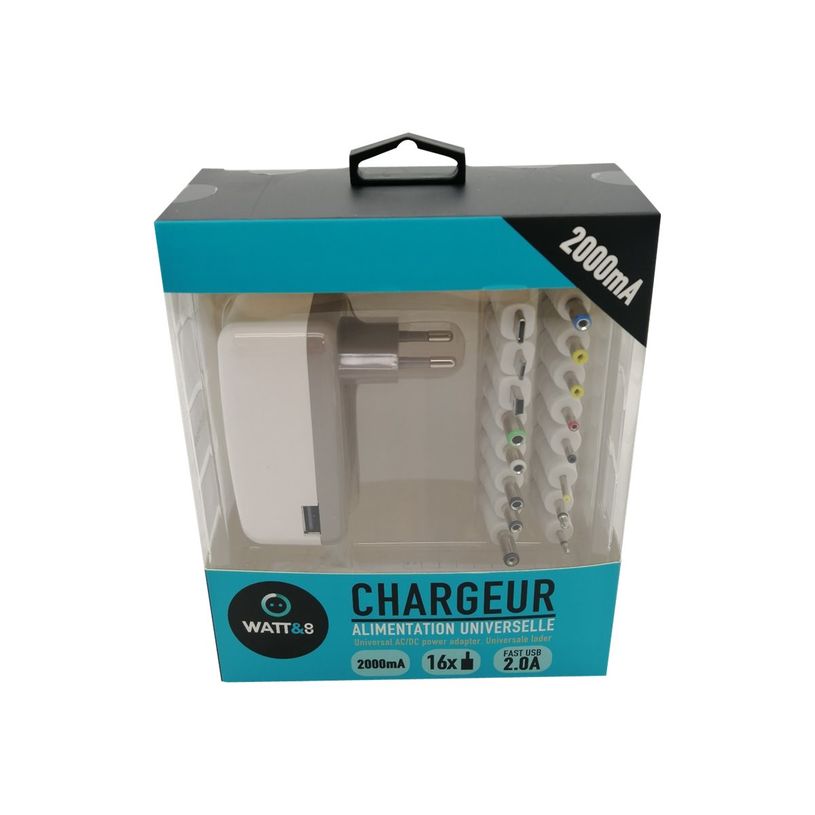 3760110687894-Watt&Co - chargeur secteur universel pour samrtphone - 1 USB + 16 connectiques-P_400001305_1-3