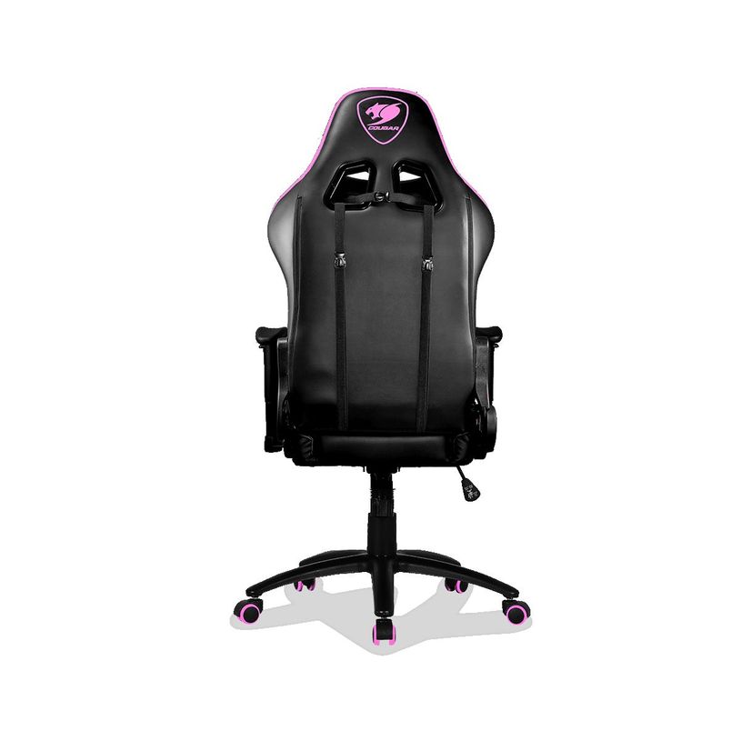 4715302442569-Fauteuil gamer ARMOR ONE - accoudoirs réglables - appui-tête intégré - noir et rose-P_400001311_4-3