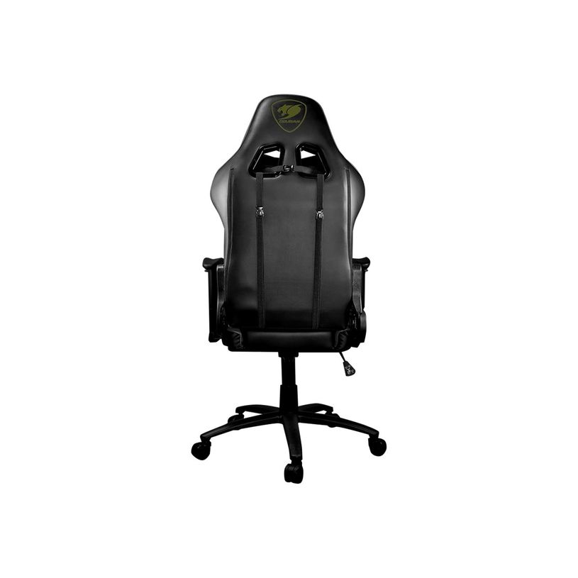 4715302442484-Fauteuil gamer ARMOR ONE - accoudoirs réglables - appui-tête intégré - noir et vert-P_400001312_2-1