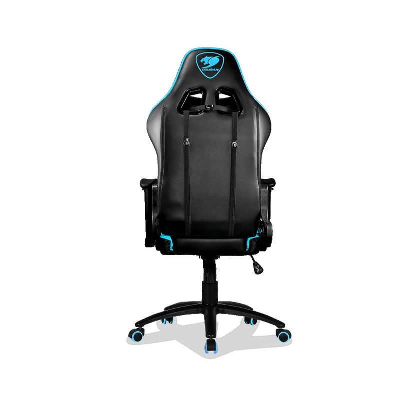 4715302442903-Fauteuil gamer ARMOR ONE - accoudoirs réglables - appui-tête intégré - noir et bleu-P_400001313_4-3