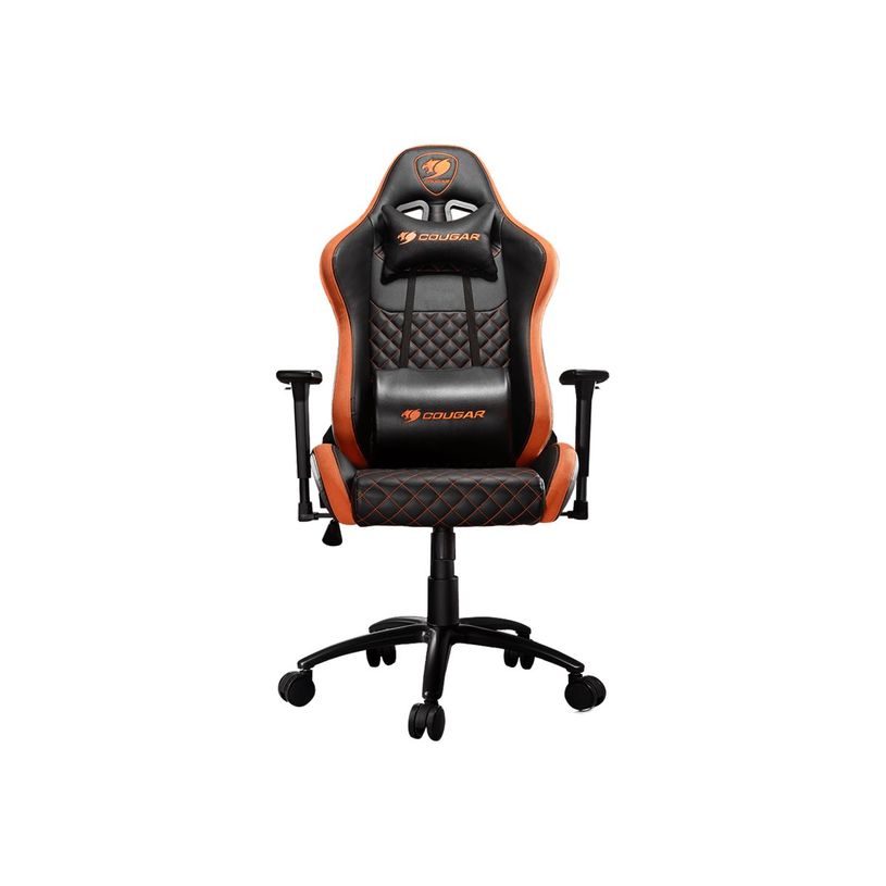 4715302442972-Fauteuil gamer ARMOR PRO - accoudoirs réglables - noir et orange-P_400001316_2-1
