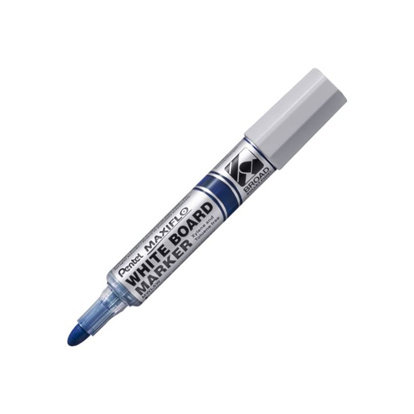 884851047960-Pentel MAXIFLO - Marqueur effaçable - pointe ogive ultra large - bleu-P_400001327_3-2