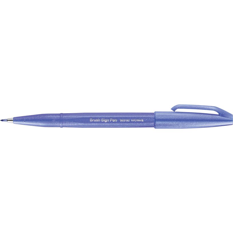 4902506365101-Pentel Sign pen - Feutre pinceau à pointe souple - indigo-P_400001333_2-0